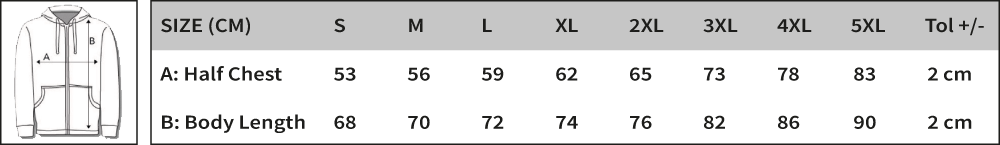 ZIP-Hoodie-schwarz-Grossentabelle